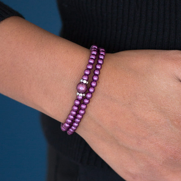 Cambridge Chic ~ Purple Bracelet