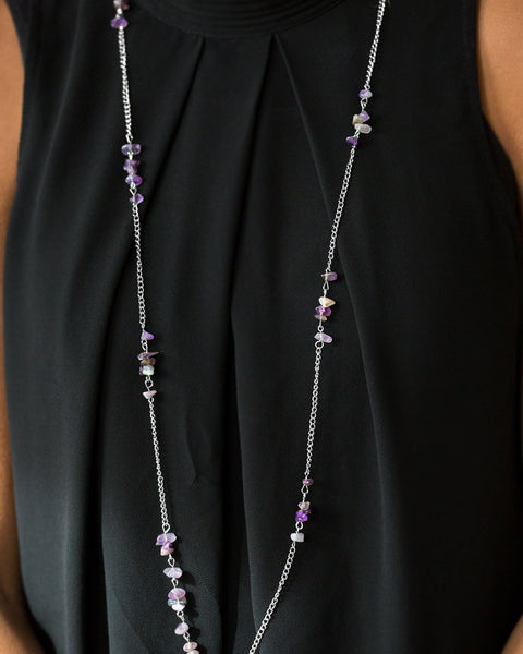 Canyon Catwalk ~ Purple Necklace