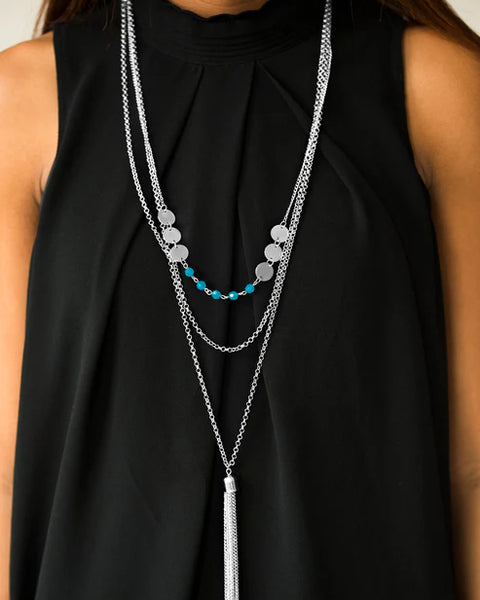 Celebration Of Chic ~ Blue Necklace