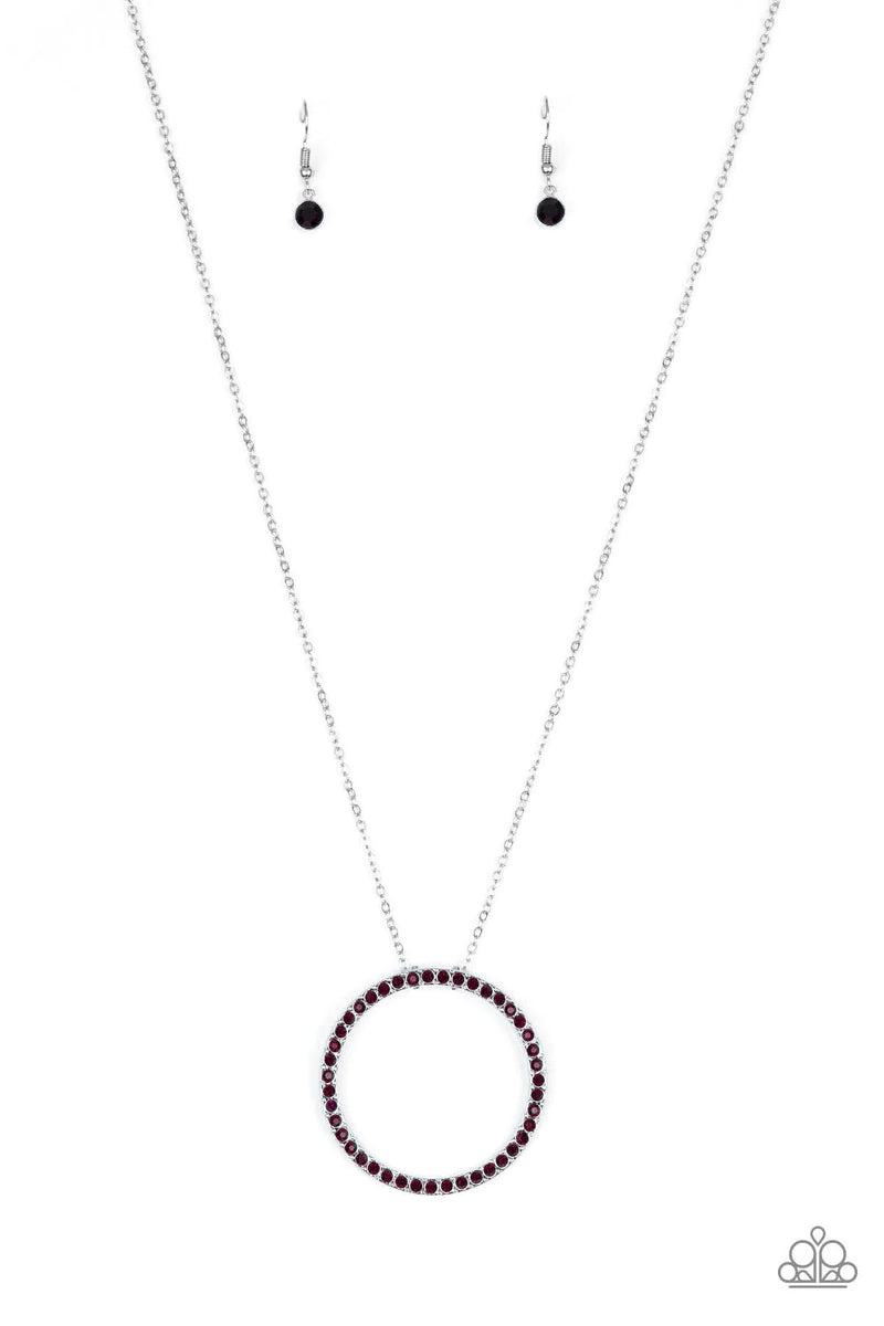 Center Of Attention ~ Red Necklace