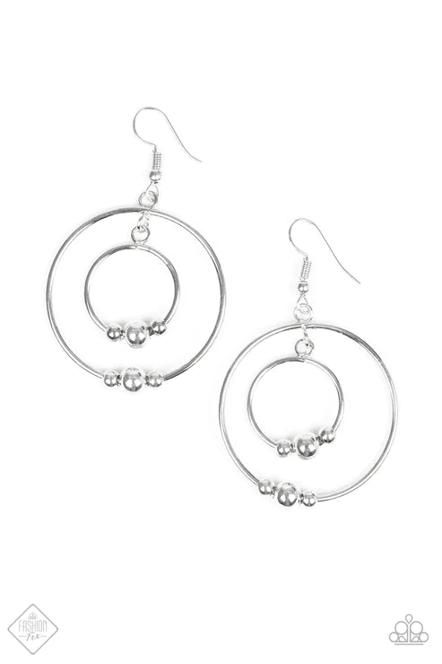 Center of Attraction ~ Silver Earrings