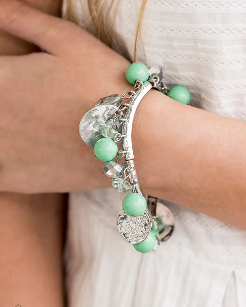 Charming Treasure ~ Green Bracelet