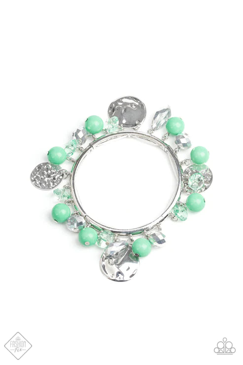 Charming Treasure ~ Green Bracelet