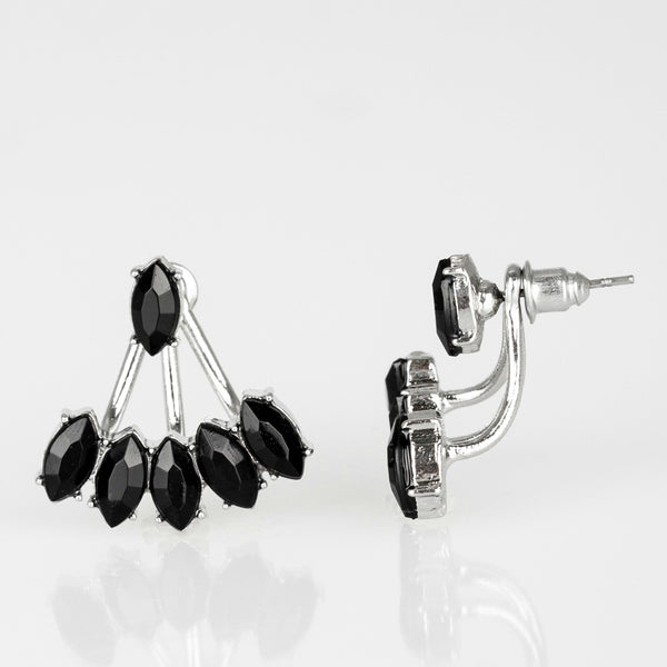 Chicly Carnivalesque ~ Black Earrings