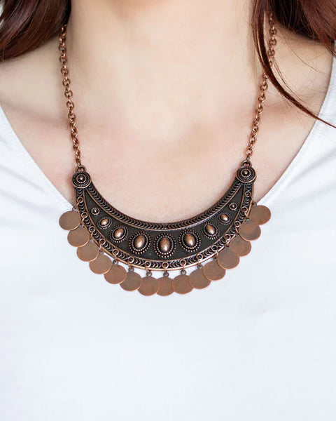 CHIMEs Up ~ Copper Necklace