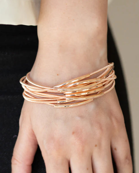 City Stretch ~ Rose Gold Bracelet