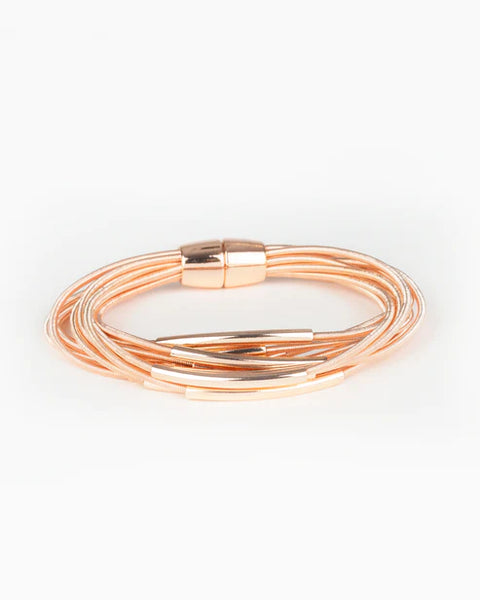 City Stretch ~ Rose Gold Bracelet