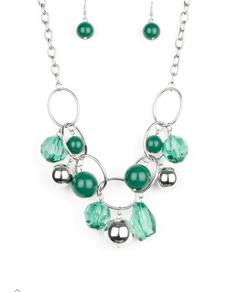 Cosmic Getaway ~ Green Necklace