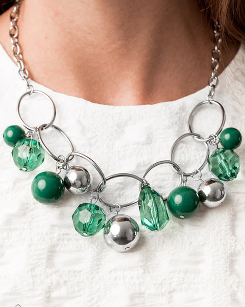 Cosmic Getaway ~ Green Necklace