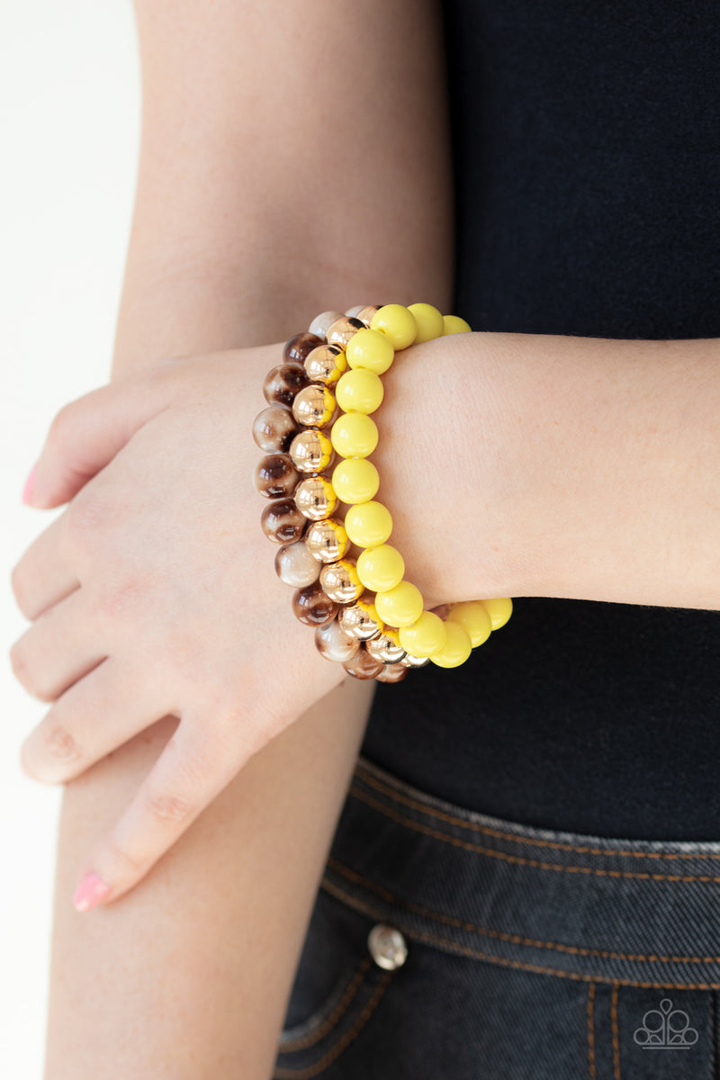 Courageously Couture ~ Yellow Bracelet