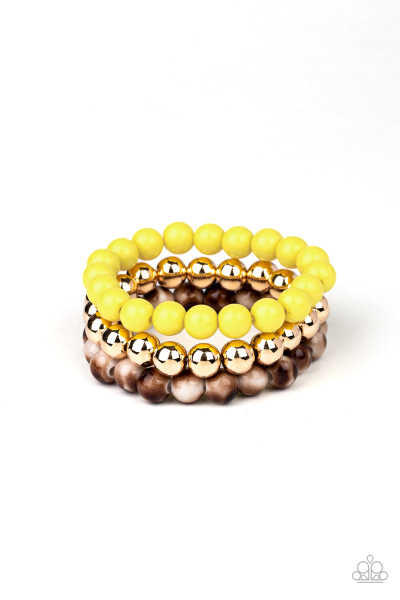 Courageously Couture ~ Yellow Bracelet