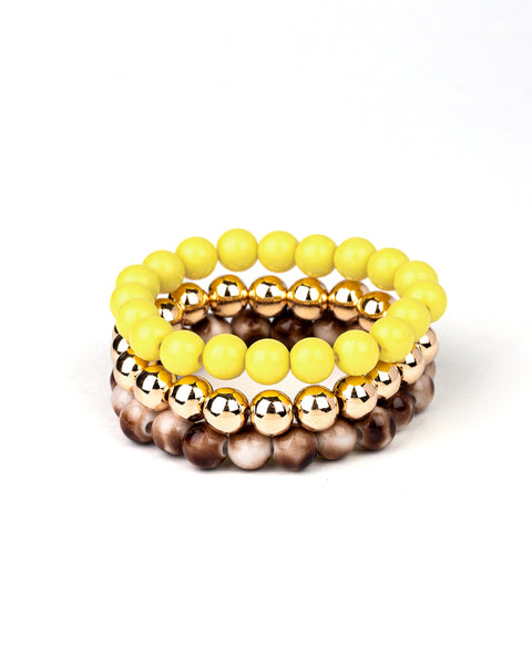 Courageously Couture ~ Yellow Bracelet