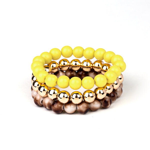 Courageously Couture ~ Yellow Bracelet