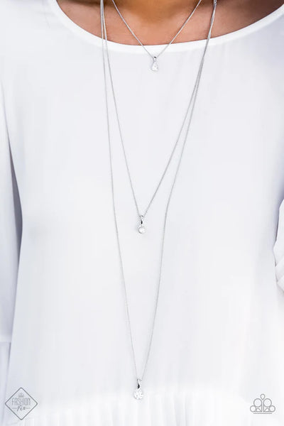 Crystal Chic ~ White Necklace