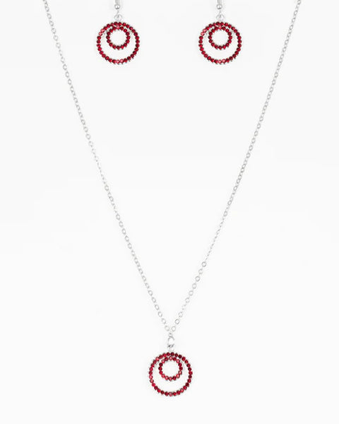 Dashingly Dapper ~ Red Necklace