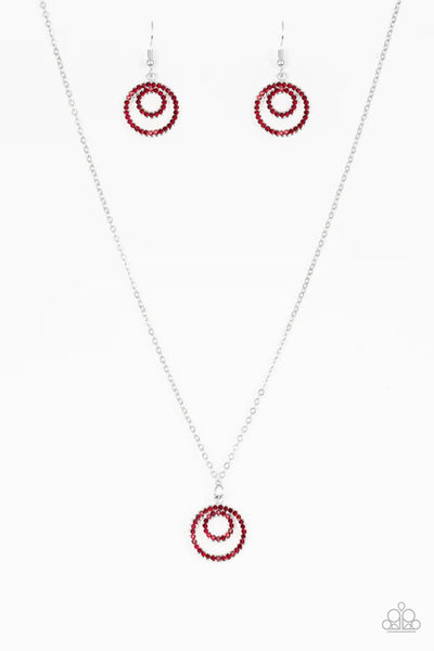 Dashingly Dapper ~ Red Necklace