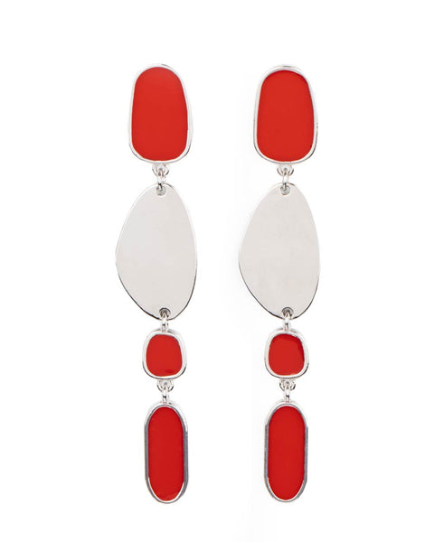 Deco By Design ~ Red Earrings