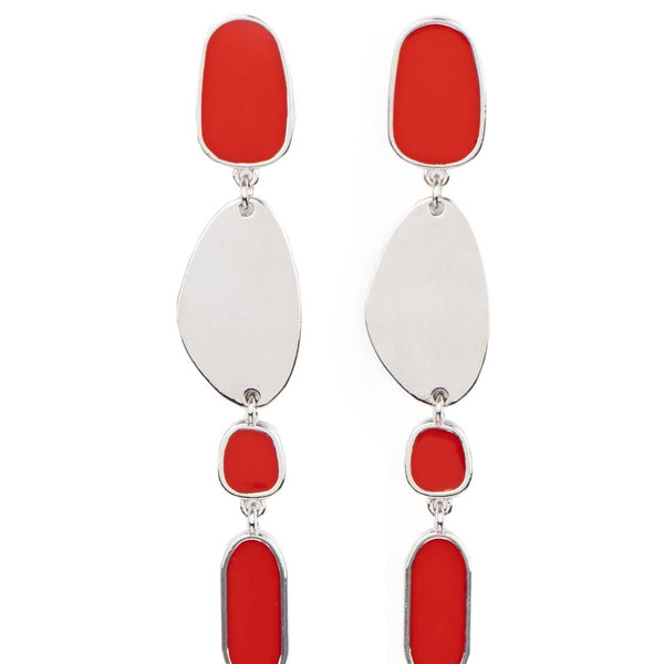 Deco By Design ~ Red Earrings