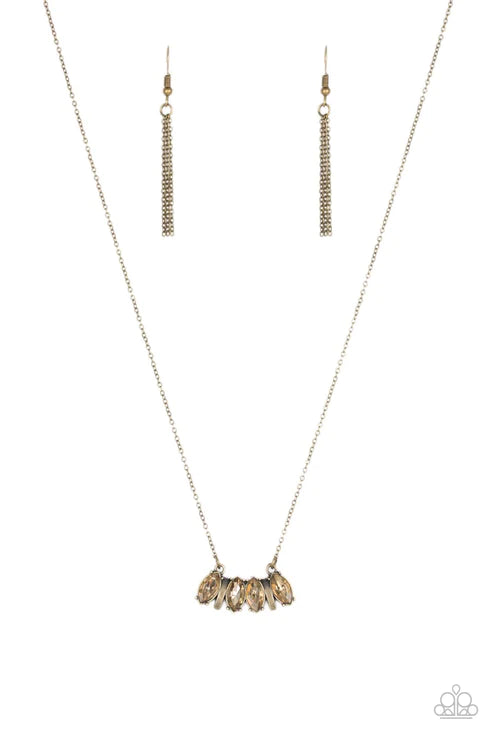 Deco Decadence ~ Brass Necklace