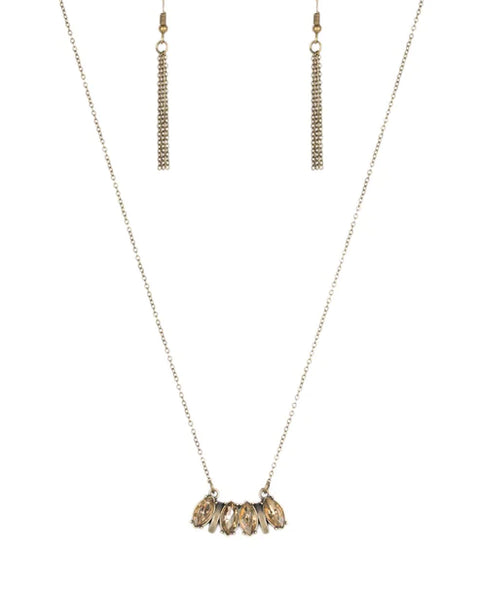 Deco Decadence ~ Brass Necklace