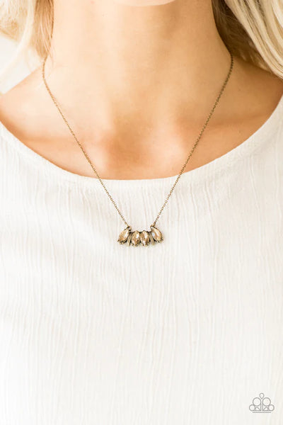 Deco Decadence ~ Brass Necklace