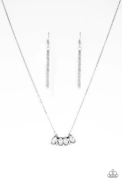 Deco Decadence ~ White Necklace