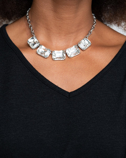 Deep Freeze Diva ~ White Necklace