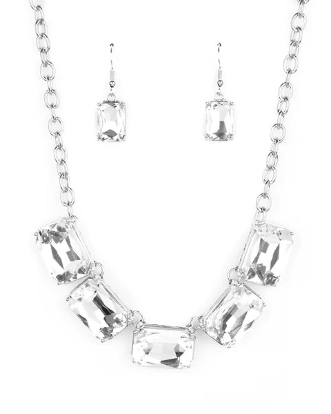 Deep Freeze Diva ~ White Necklace