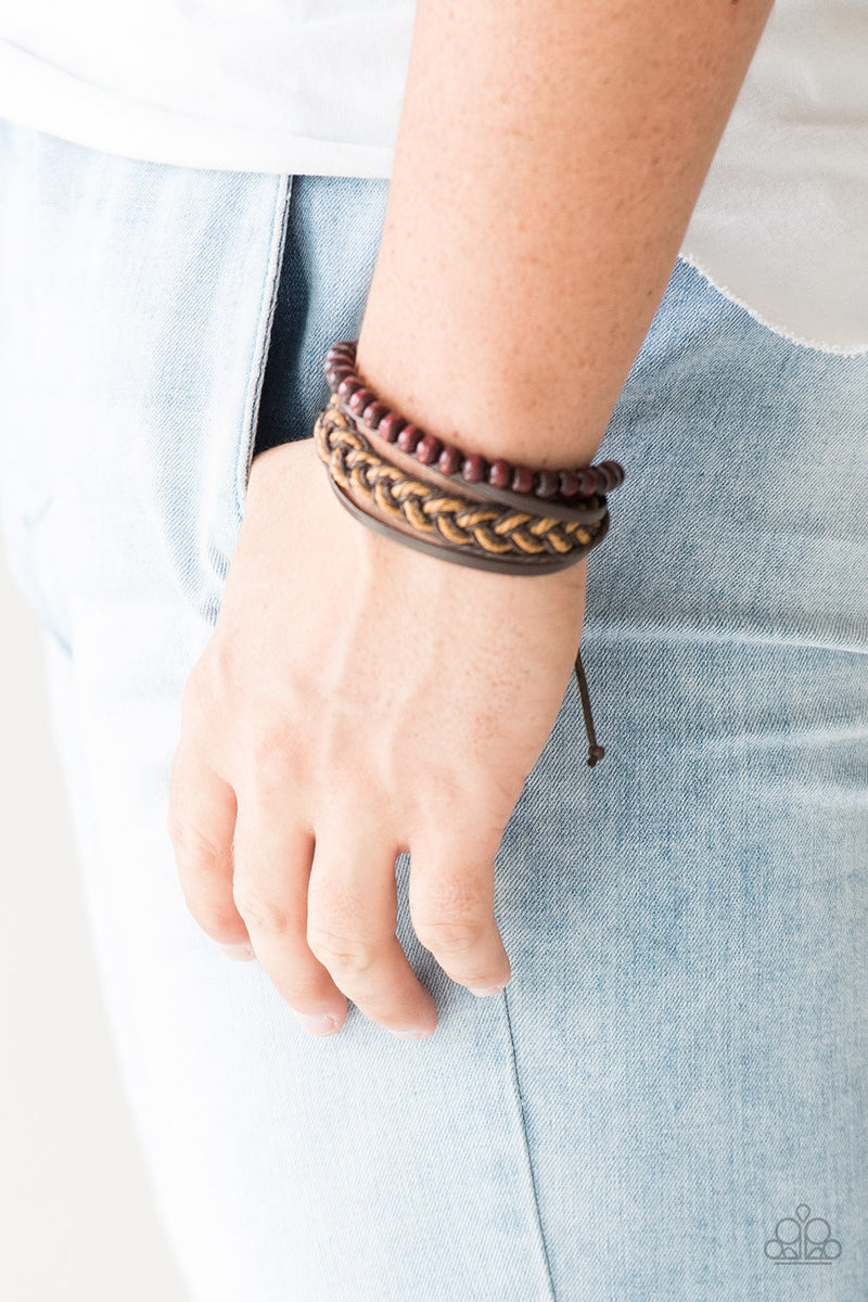 Deep Sea Sinker ~ Brown Bracelet