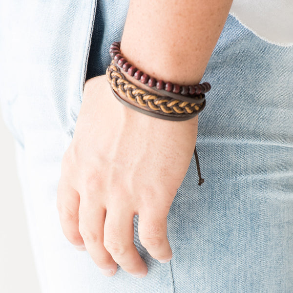 Deep Sea Sinker ~ Brown Bracelet