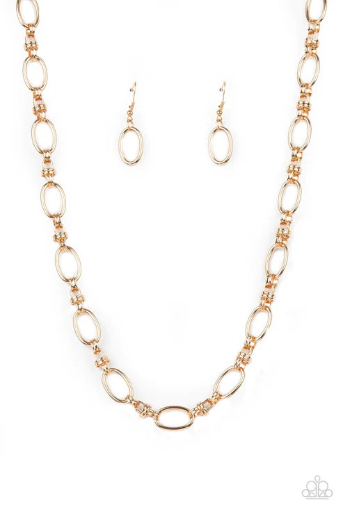 Defined Drama ~ Gold Necklace