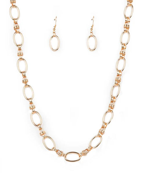 Defined Drama ~ Gold Necklace