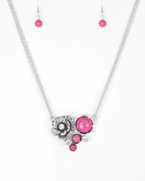 Desert Harvest ~ Pink Necklace