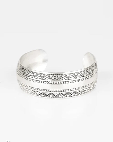 Desert Peaks ~ Silver Bracelet