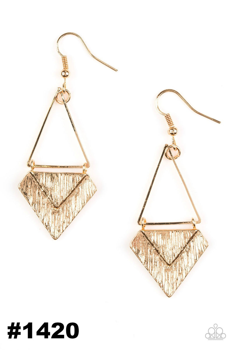 Desert Treasure ~ Gold Earrings