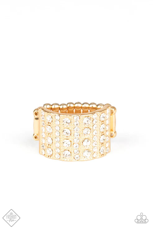 Diamond Drama ~ Gold Ring