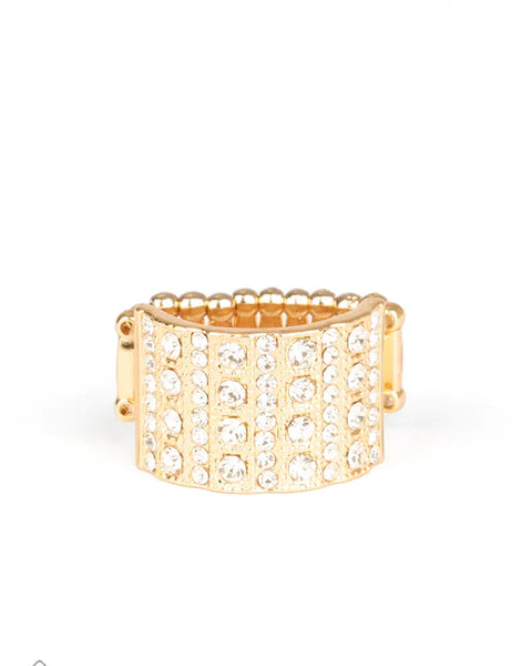 Diamond Drama ~ Gold Ring