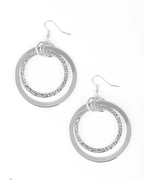 East End Edge ~ Silver Earrings