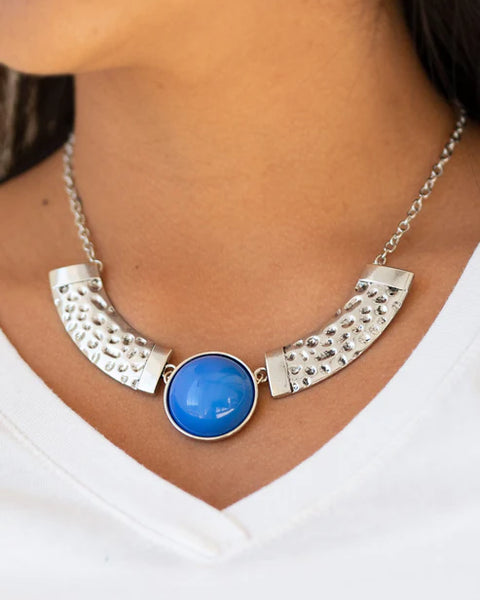 Egyptian Spell ~ Blue Necklace