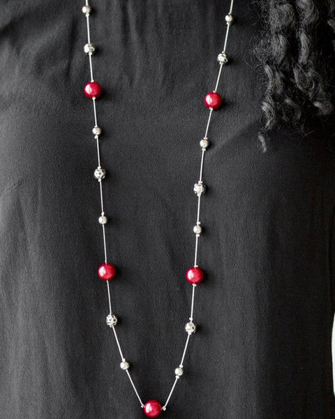 Eloquently Eloquent ~ Red Necklace