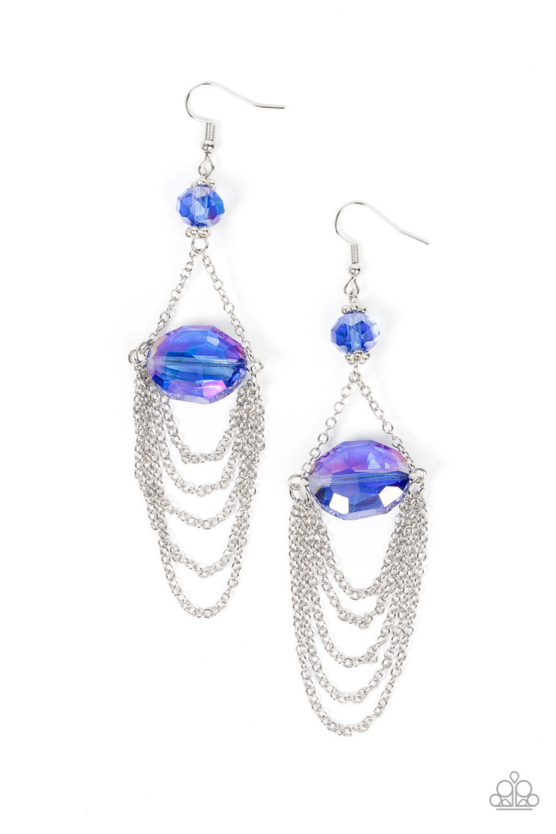 Ethereally Extravagant ~ Blue Earrings