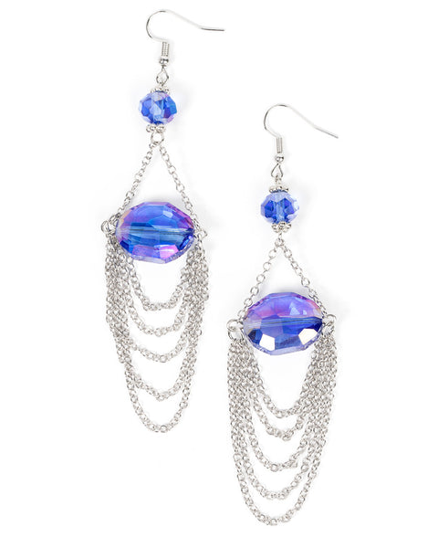 Ethereally Extravagant ~ Blue Earrings