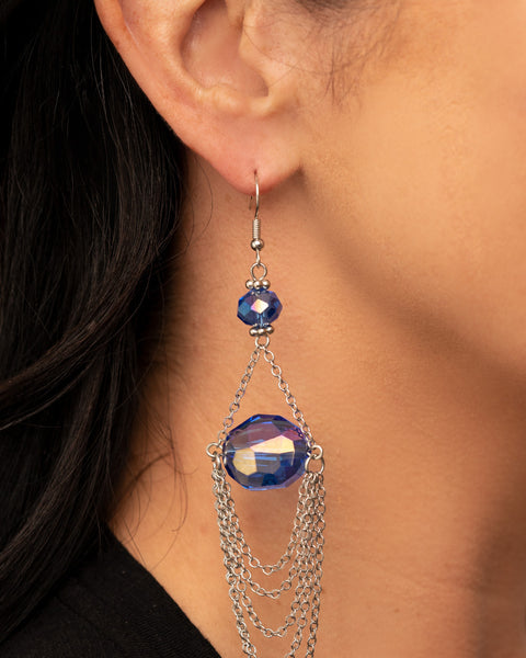 Ethereally Extravagant ~ Blue Earrings