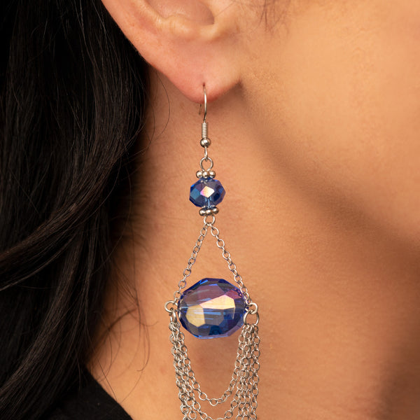 Ethereally Extravagant ~ Blue Earrings