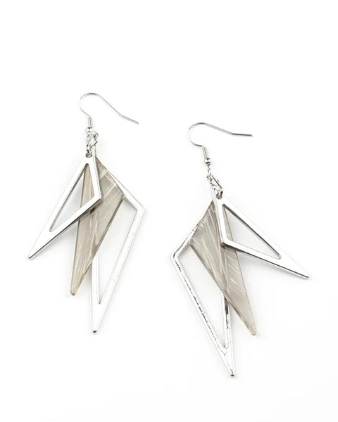 Evolutionary Edge ~ Silver Earrings