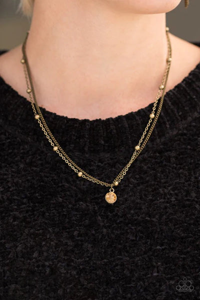 Fame Time ~ Brass Necklace