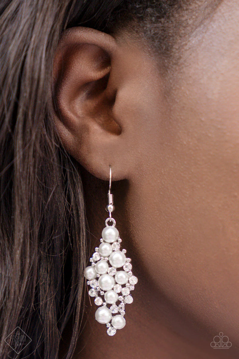 Famous Fashion ~ White Earrings