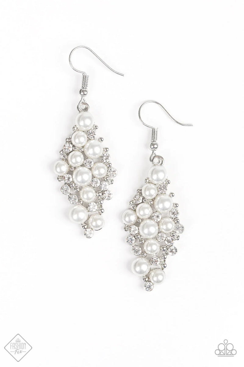 Famous Fashion ~ White Earrings