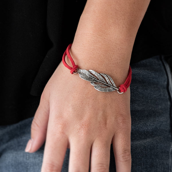 Faster Than FLIGHT ~ Red Bracelet