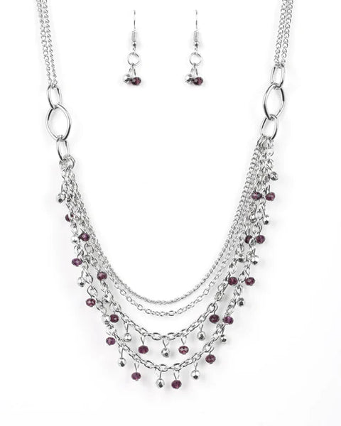 Financially Fabulous ~ Purple Necklace